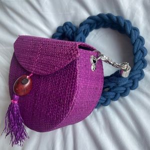 Handmade natural fibers bag from the Amazon rainforest